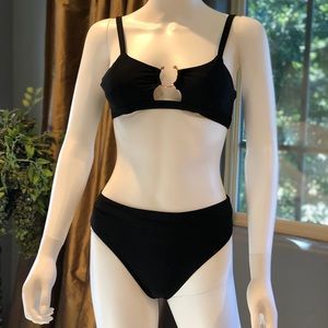 Black Binki with rose gold hardware